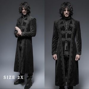 Rock Gorgeous Vintage Victorian Trench Coat XXL